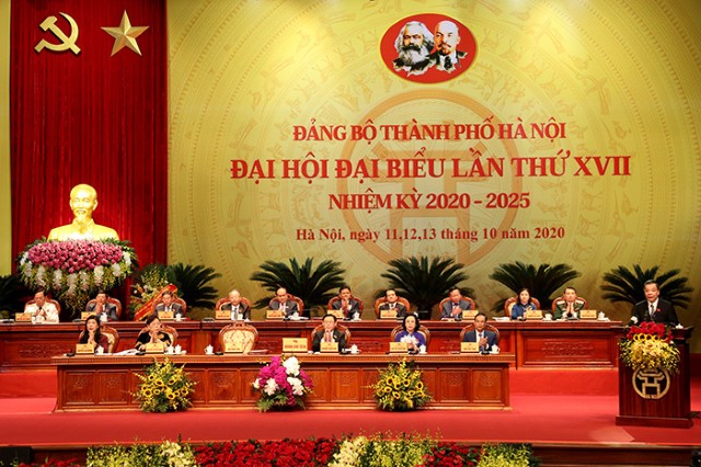 Danh sách Ban Chấp hành, Ban Thường vụ, Thường trực Thành ủy và Ủy ban Kiểm tra Thành ủy Hà Nội khóa XVII, nhiệm kỳ 2020-2025 (11:00 13/10/2020)